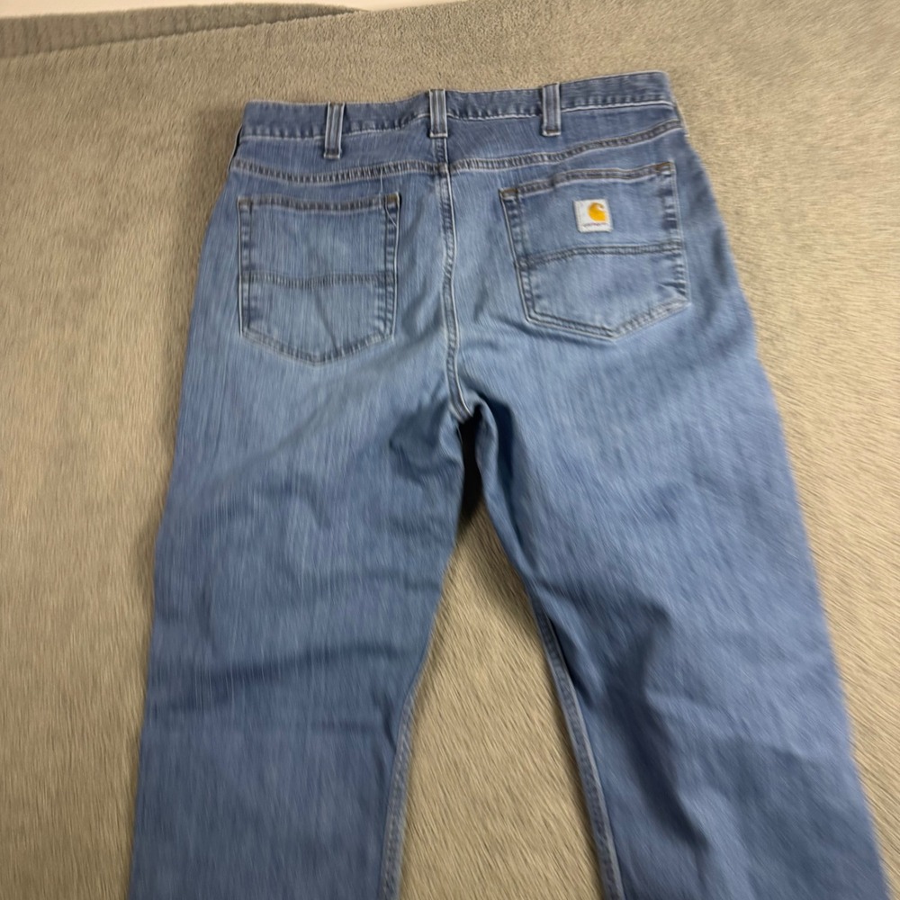 Carhartt Relaxed Fit Straight Leg Blue Denim Jeans Mens 34x34 Medium Wash